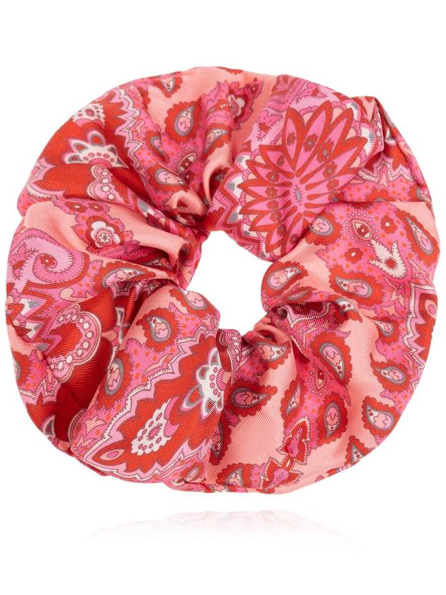 Etro Silk Hair Scrunchie, Women's, Pink - ETRO - BALAAN 3