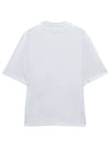 Small Heart Logo Boxy Fit Short Sleeve T-Shirt White - AMI - BALAAN 6