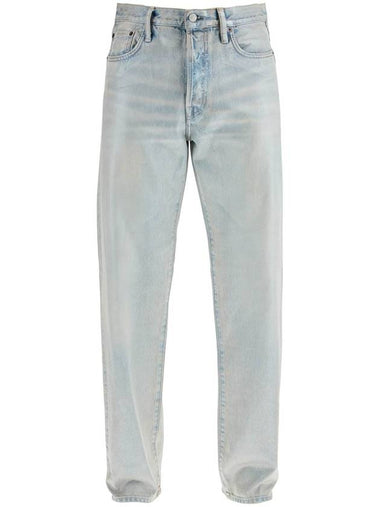 light blue straight cotton jeans model 1996 - ACNE STUDIOS - BALAAN 1