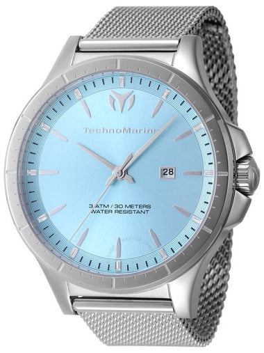 Technomarine MoonSun Date Quartz Light Blue Dial Men's Watch TM-822005 - TECHNOMARINE - BALAAN 1