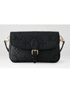 Diane Monogram Leather Shoulder Bag Black - LOUIS VUITTON - BALAAN 3