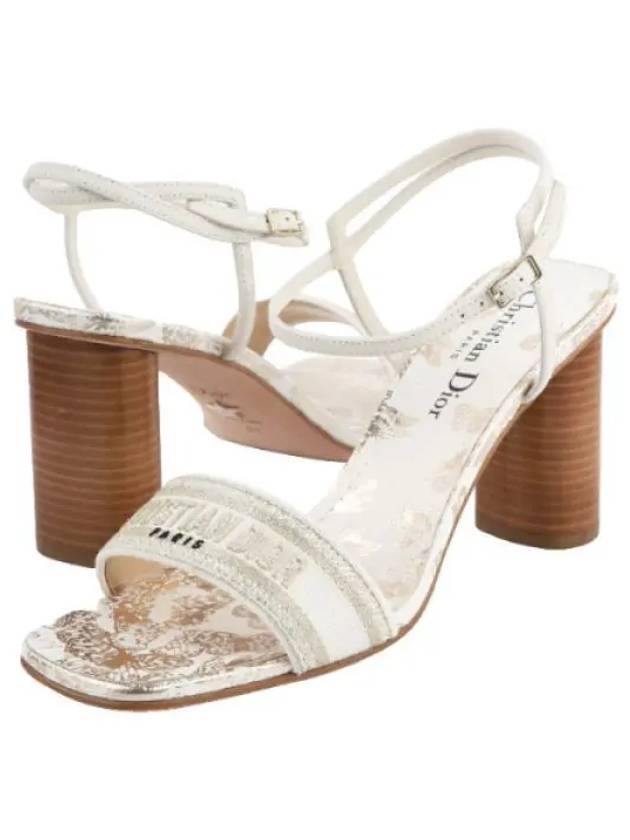 Dway Gradient Butterfly Heel Sandals White - DIOR - BALAAN 2