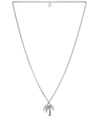 Palm Strass Necklace Silver - PALM ANGELS - BALAAN 2