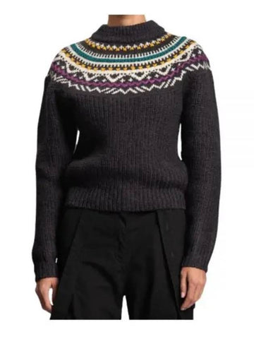 GIL PU1939 22A078E 30FN jacquard wool sweater - ISABEL MARANT - BALAAN 1