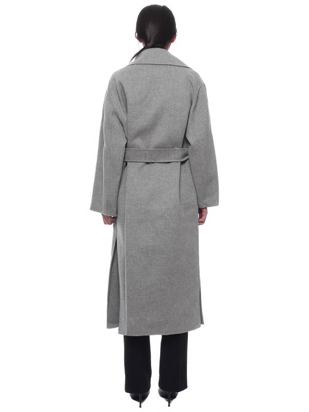 Olanda Virgin Wool Single Coat Grey - MAX MARA - BALAAN 6