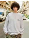 Slam Logo Authentic Sweatshirt Ash Gray - FLUKE - BALAAN 3