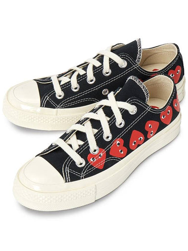 Multi Heart Chuck Taylor Sneakers AZ K126 001 1 Unisex - COMME DES GARCONS - BALAAN 1