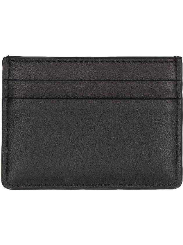 Toile Iconographe Fabric Leather Card Wallet Brown - VALENTINO - BALAAN 3