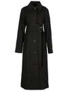 Panfinol PANFILO Bell Coat Black 69060129 003 - MAX MARA - BALAAN 2