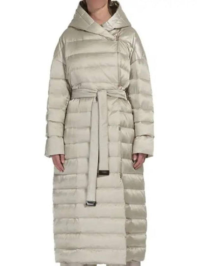 Women s The Cube NOVELO Reversible Long Padded Jacket Light Gray 2429496015600 009 - MAX MARA - BALAAN 2