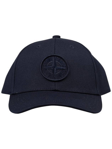 Wrap 6 Panel Ball Cap Navy - STONE ISLAND - BALAAN 1