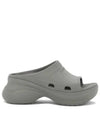 Pool Platform Slipper Grey - BALENCIAGA - BALAAN 2