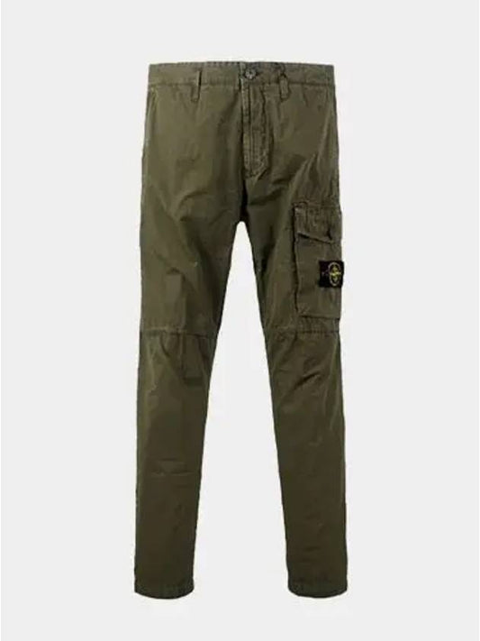 Men's Waffen Patch One Pocket Cargo Pants - STONE ISLAND - BALAAN.