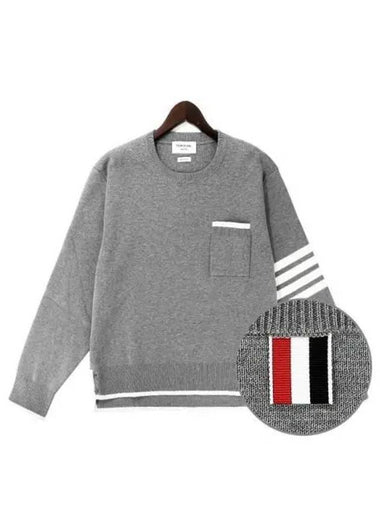 Men s diagonal armband knit 271762 - THOM BROWNE - BALAAN 1