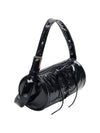 2WAY BELTED STRAP BARREL BAG SMALL_GLOSSY BLACK - DON’T ASK MY PLAN - BALAAN 1