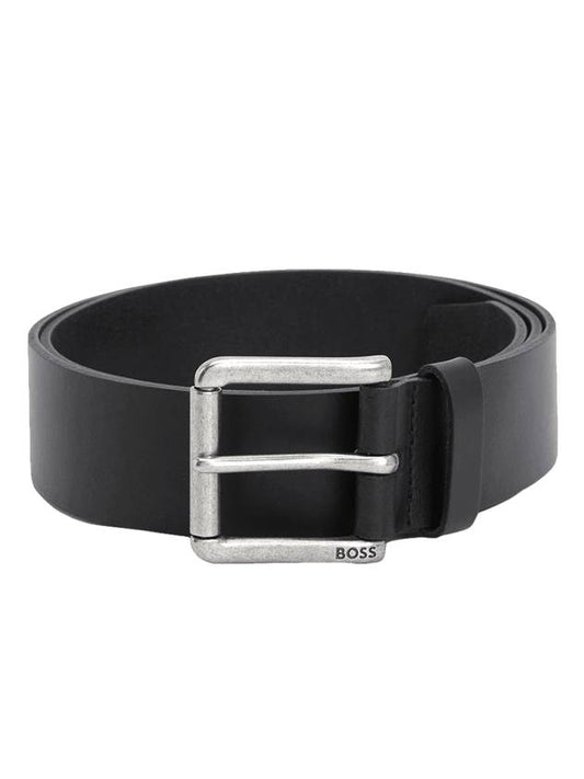 Joris Buckle Leather Belt Black - HUGO BOSS - BALAAN 1