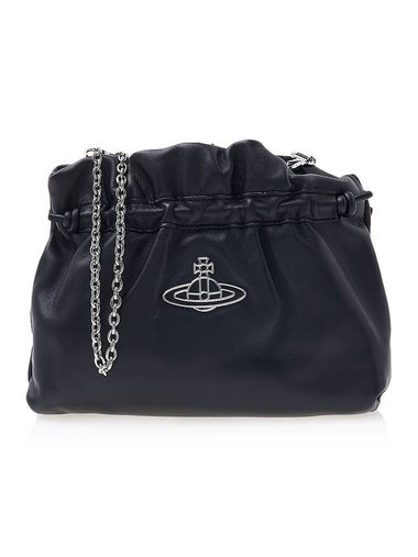 Eva Nappa Leather Bucket Bag Black - VIVIENNE WESTWOOD - BALAAN 1