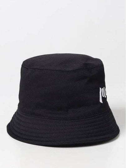 Embroidered Logo Bucket Hat Black - MARNI - BALAAN 2