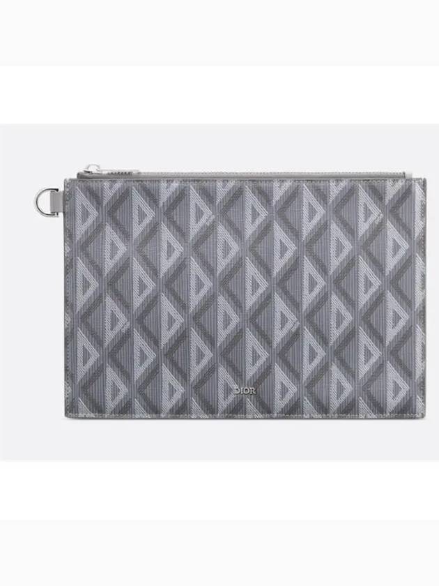 A5 Pouch Gray CD Diamond - DIOR - BALAAN 2