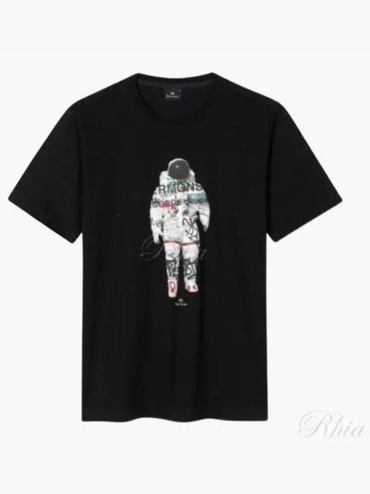 ASTRONAUT Print Cotton T-Shirt M2R011RMP444579 B0710992593 - PAUL SMITH - BALAAN 2