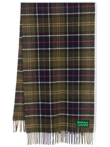 Tartan Check Wool Muffler - BARBOUR - BALAAN 1