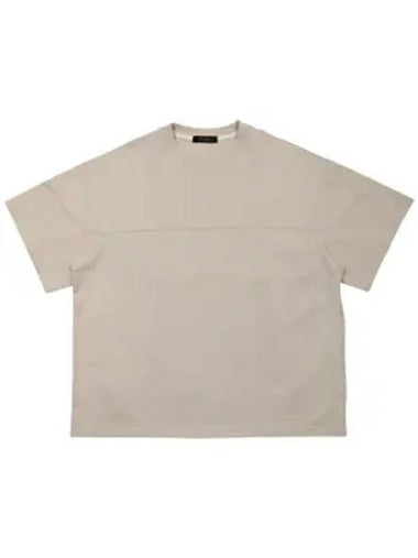 Two block short sleeve t shirt ivory - IFELSE - BALAAN 1