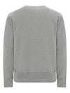 Face Logo Patch Cotton Sweatshirt Grey - ACNE STUDIOS - BALAAN 4