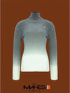 Knit Sweater Orange Label Gradient Ribbed Polar Knit GP80354 - MAHES - BALAAN 1