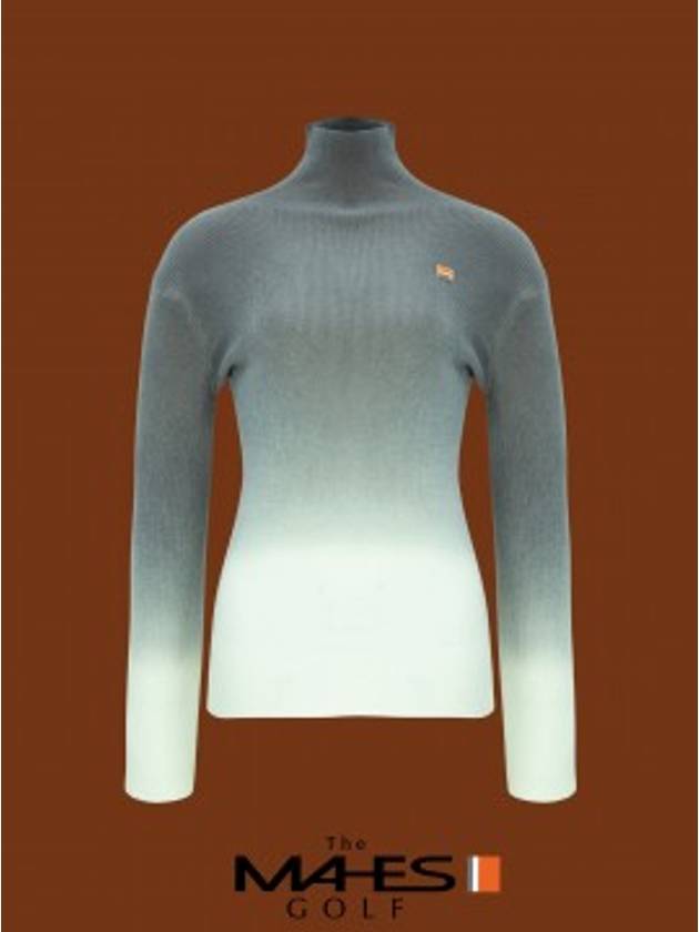 Knit Sweater Orange Label Gradient Ribbed Polar Knit GP80354 - MAHES - BALAAN 1