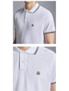 Moncler Logo Patch Cotton PK Shirt White - MONCLER - BALAAN 6