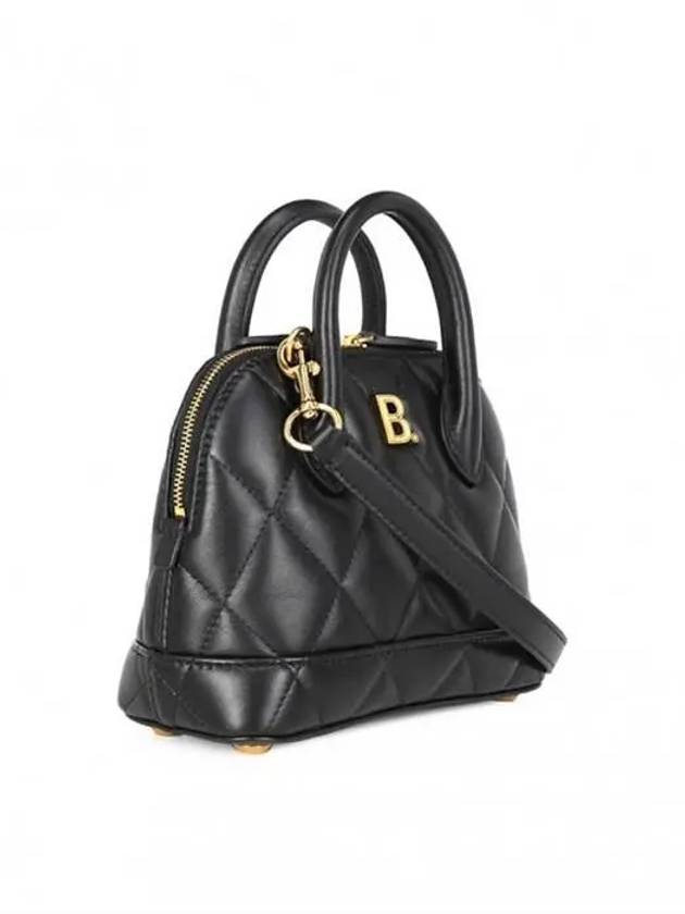 Ville Quilted Leather Top Handle Cross Bag Black - BALENCIAGA - BALAAN 3