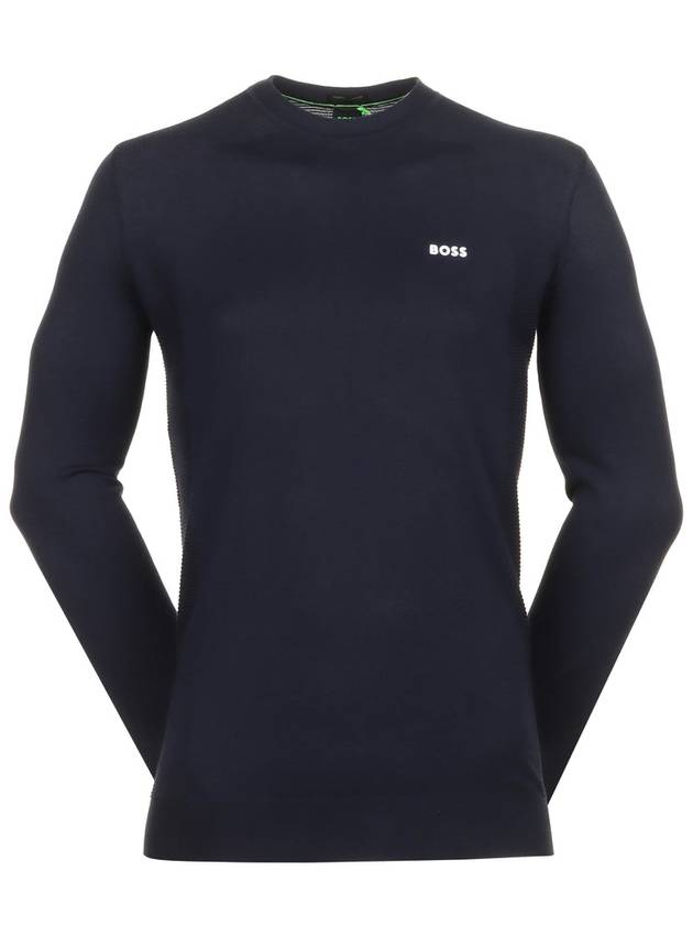 Momentum Light Crew Neck Sweater - HUGO BOSS - BALAAN 1