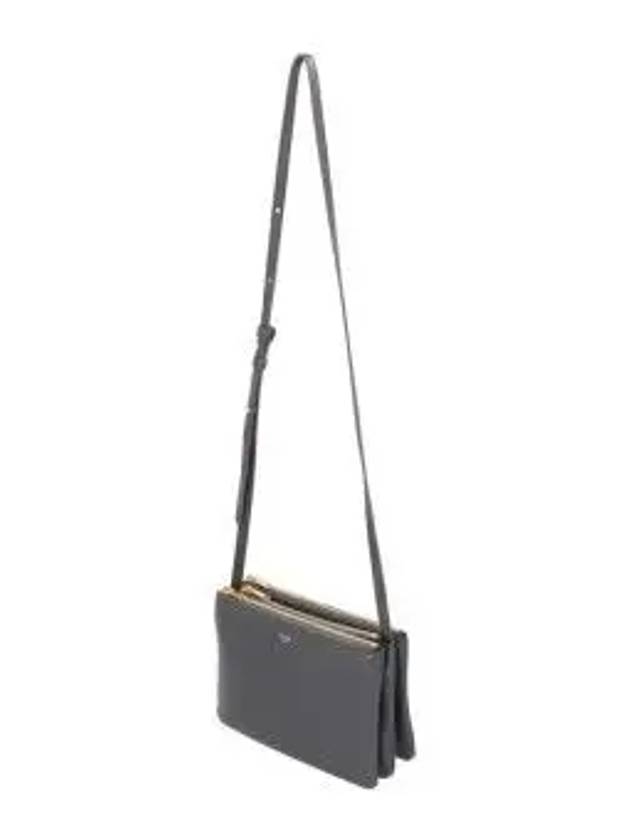 Women's Medium Logo Trio Shoulder Bag Grey - CELINE - BALAAN 5