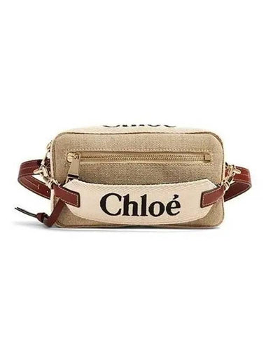 Chloe Women s Woody Body Belt Crossbody Bag Beige CHC23AS432L06 - CHLOE - BALAAN 1