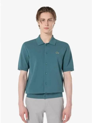 Men s short sleeve collar spring fall cardigan AH257E 54G IY4 domestic product GQ2N24030865070 - LACOSTE - BALAAN 1