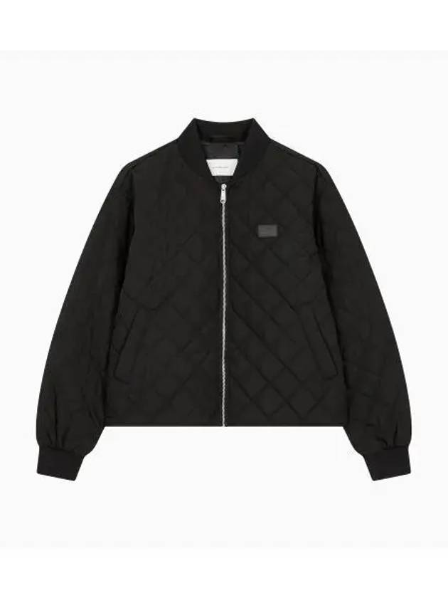 Jeans Lightweight Quilted Jacket Black - CALVIN KLEIN - BALAAN 2