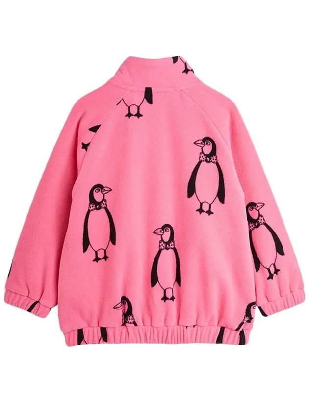 Kids Penguin Fleece Jacket Pink 11000091 28 - MINI RODINI - BALAAN 3