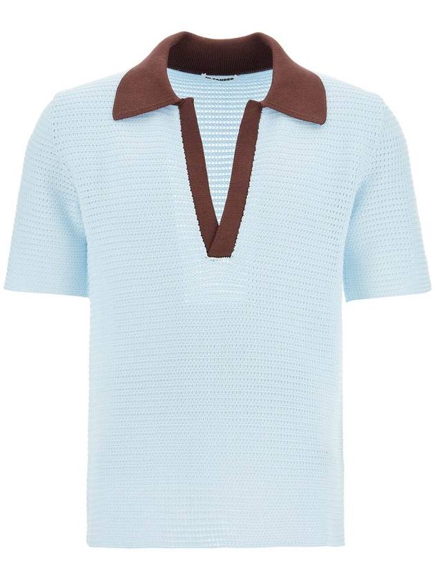 short-sleeved polo shirt in perfor - JIL SANDER - BALAAN 1