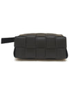 Brick Cassette Intrecciato Small Shoulder Bag Black - BOTTEGA VENETA - BALAAN 4