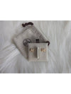 Mini Pop H Earring Rose Gold & Blanc - HERMES - BALAAN 2