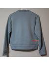 L size sky blue mini tiger embroidery brushed lining neoprene sweatshirt - KENZO - BALAAN 5