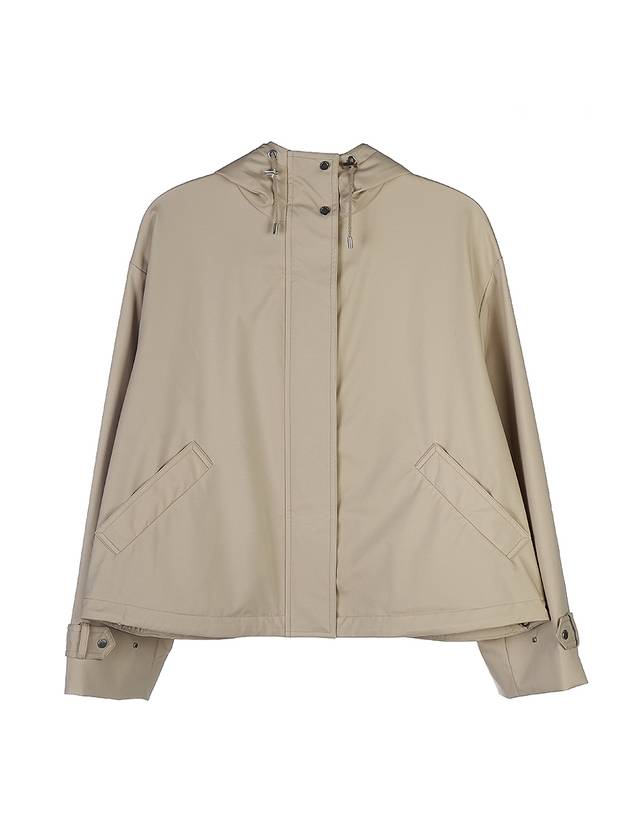 Technical Hooded Jacket Beige - LORO PIANA - BALAAN 1