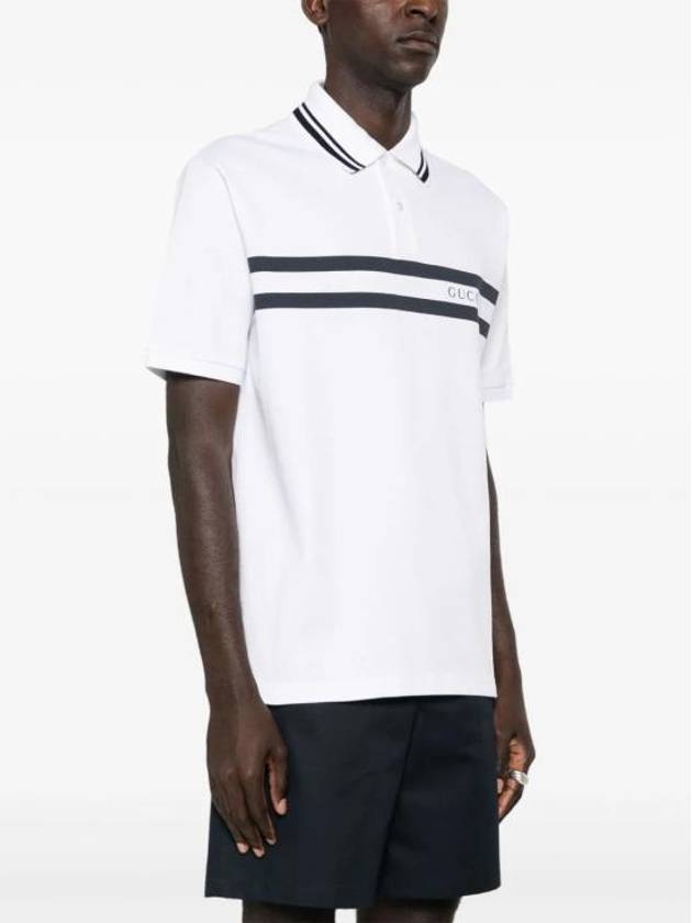 Logo Print Polo Shirt 788016XJGJX - GUCCI - BALAAN 4