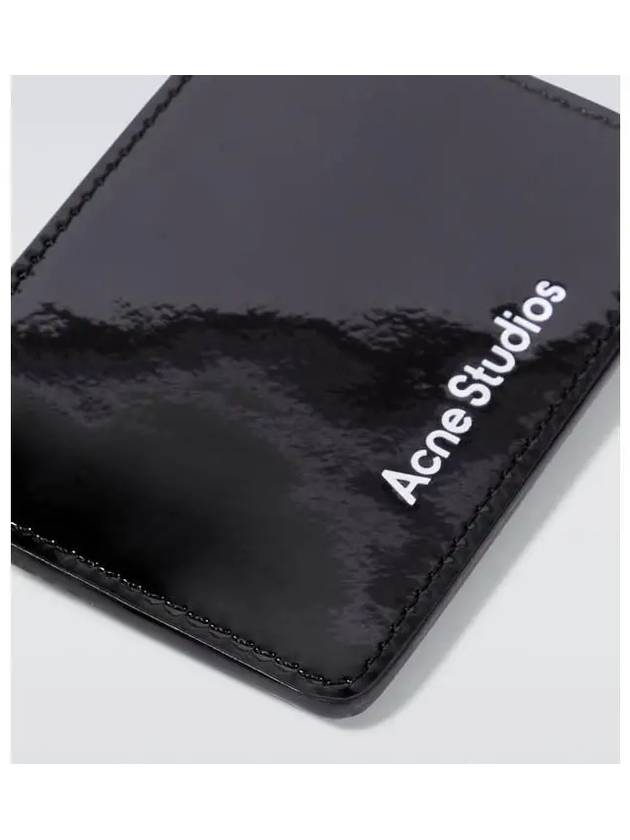 Face Logo Card Wallet Black - ACNE STUDIOS - BALAAN 5