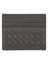 Intrecciato Card Wallet Grey - BOTTEGA VENETA - BALAAN 3