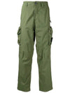 Stretch Cotton Tela Paracadute Cargo Pants Olive Green - STONE ISLAND - BALAAN 2