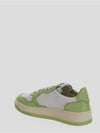 Women's Medalist Bi-Color Low-Top Sneakers Green - AUTRY - BALAAN 4