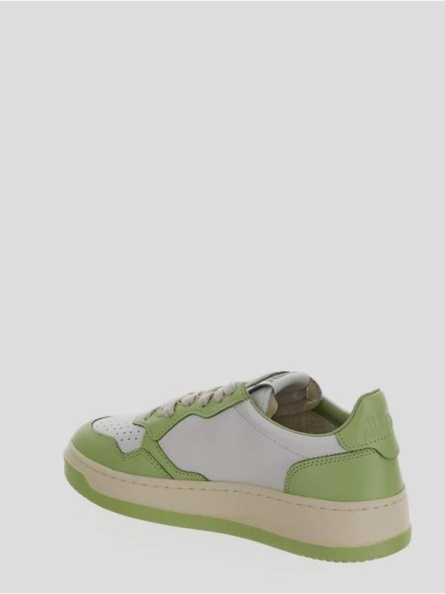 Women's Medalist Bi-Color Low-Top Sneakers Green - AUTRY - BALAAN 4