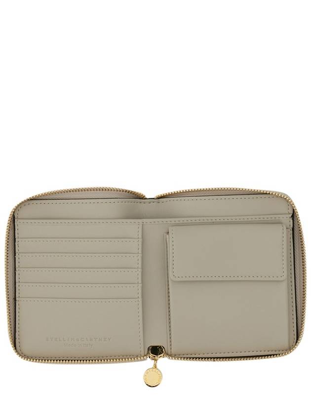 Stella Logo Zip Around Half Wallet Black - STELLA MCCARTNEY - BALAAN 5