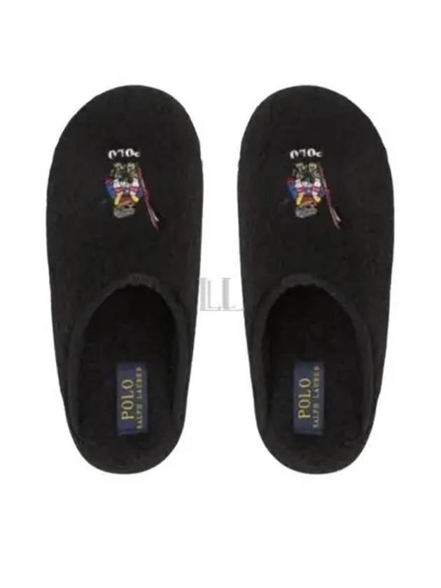 Kayleigh Scuff Bear Mule Black - POLO RALPH LAUREN - BALAAN 2